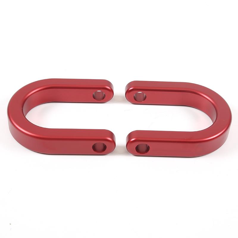 

Aluminum alloy Red/Silver For Hummer H2 2003-2009 Car Tow Hook Bumper Tow Hook rear trailer hook Trim Car Accessories красный