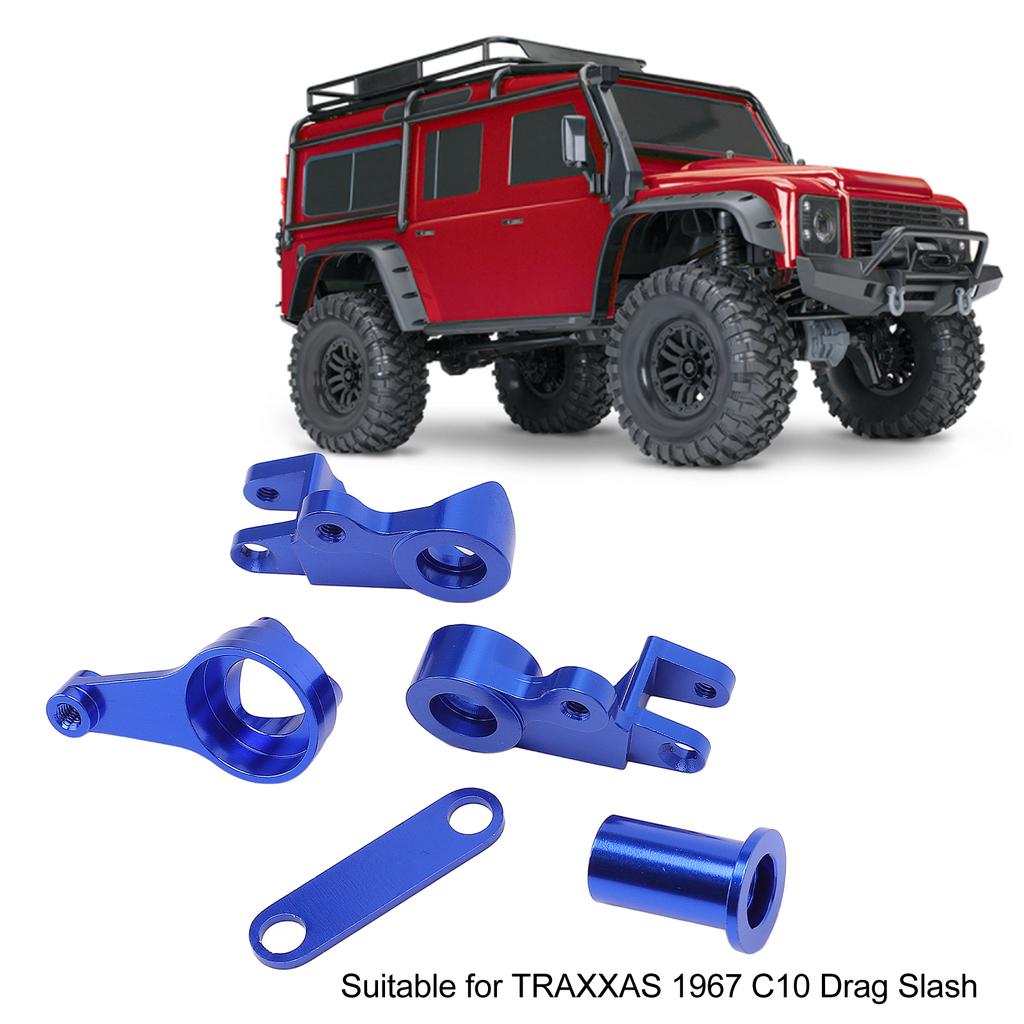 Aluminum Alloy Steering Group Kit for   1967 C10 Drag Slash RC Car Upgrades Parts