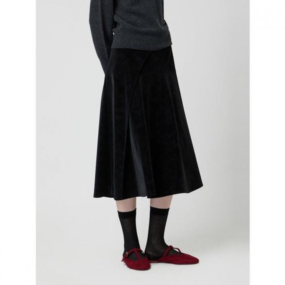 Cc Collect Synthetic Suede Unbalanced Wrap Skirt  C254msd036 