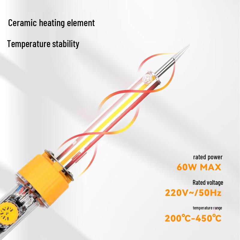 Deli 60W Adjustable Temperature Electric Soldering Iron