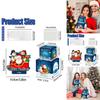 Santa Claus Double Layer Money Box With Gift Box For Christmas Party And Gift Giving