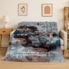 Classic Twilight Saga Edward Bella Flannel Blanket Soft Warm Throw Blanket for Bedroom Living Room Bed Travel Camping Picnic
