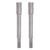 2PCS Extension Bar for 1 4 Inch Hex Screwdriver CrV Steel Bit Extension Adapter Grey Sandblasting
