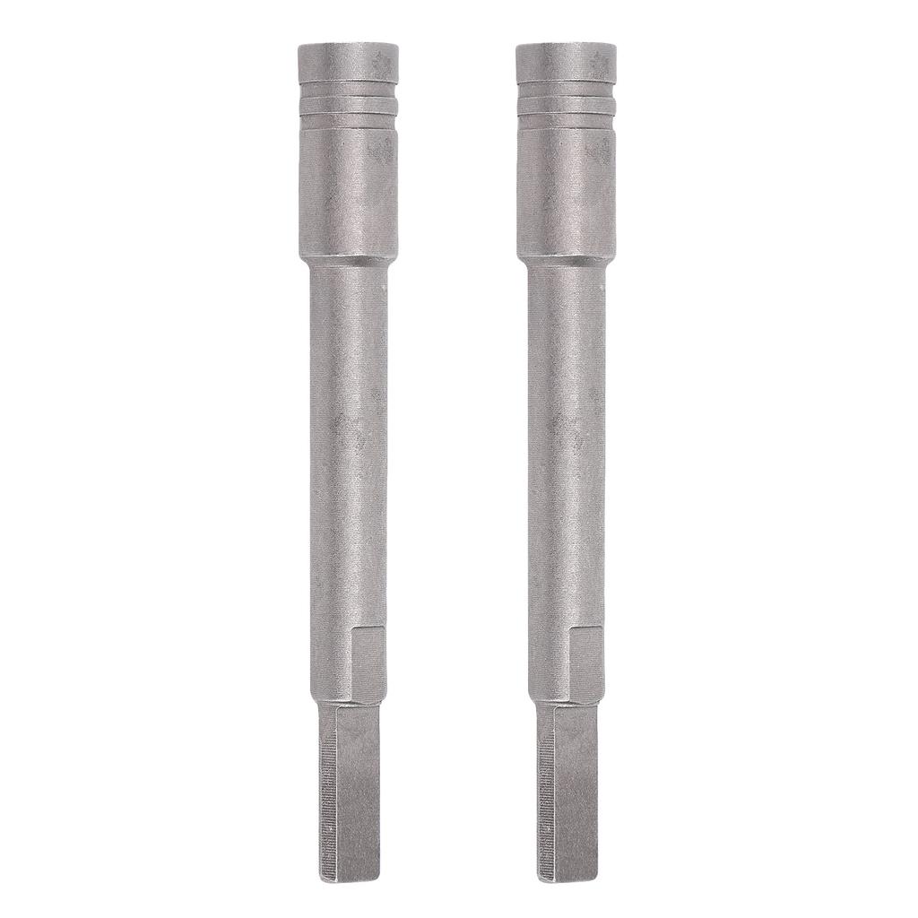 2PCS Extension Bar for 1 4 Inch Hex Screwdriver CrV Steel Bit Extension Adapter Grey Sandblasting
