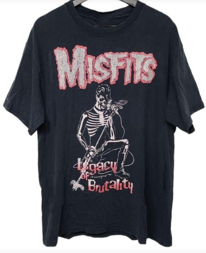 Misfits Legacy Brutality Винтажная футболка Унисекс Хлопок Взрослый S-5XL SB389 Унисекс Футболка XXL