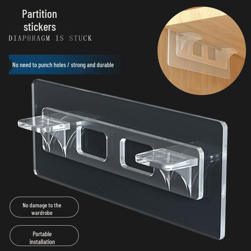 Transparent Seamless Adhesive Hooks - Strong Load Bearing for Home, Kitchen & Bathroom