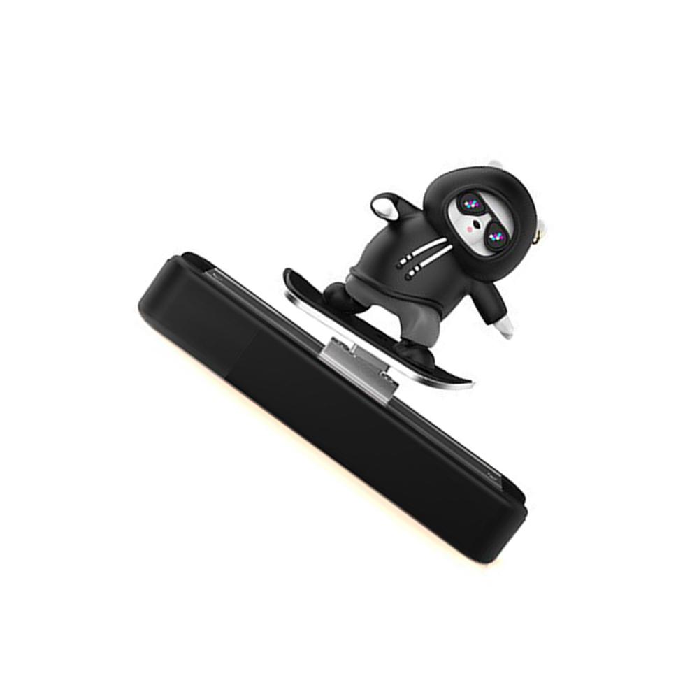 Cool Skateboards Bear Car Dashboard Ornament, Black