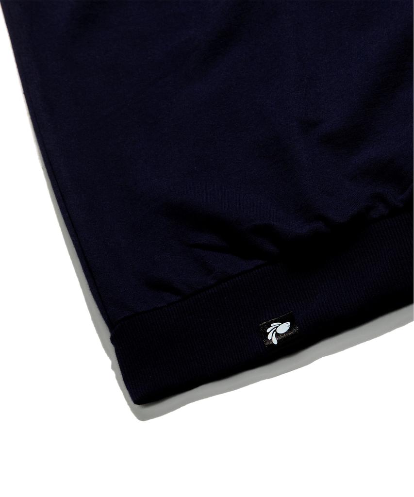 Lengagement Big Heart Loose Fit Fleece-Lined Vest [Navy]