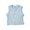 Keuluchi Love Me Crop Sleeveless (Sky Blue)