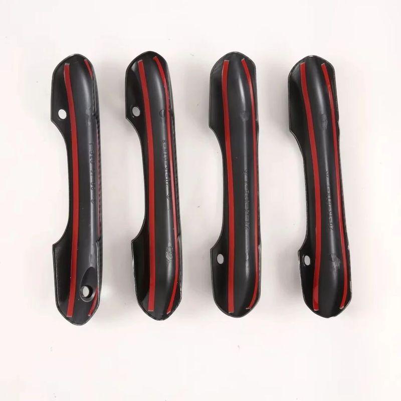 Für Ford Explorer ABS Kohlefaser Türgriffabdeckung Türschalenrahmen Verzierungen Aufkleber Auto Styling Zubehör