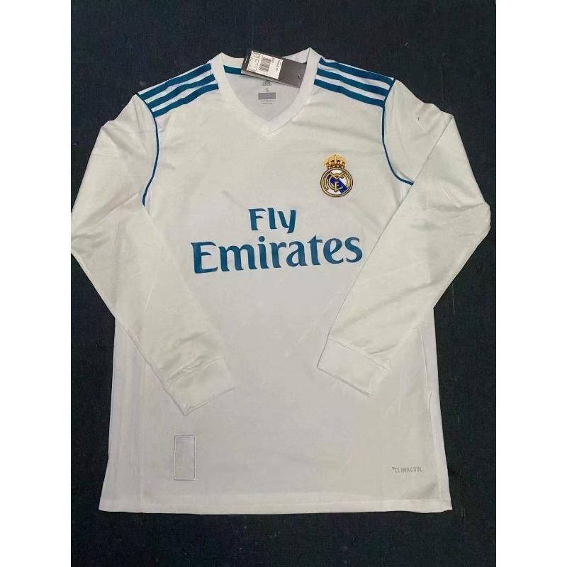 Source Direct Supply Retro Long-sleeved Jersey Real Madrid Barcelona Manchester United Juventus Liverpool Embroidery Sports Ball