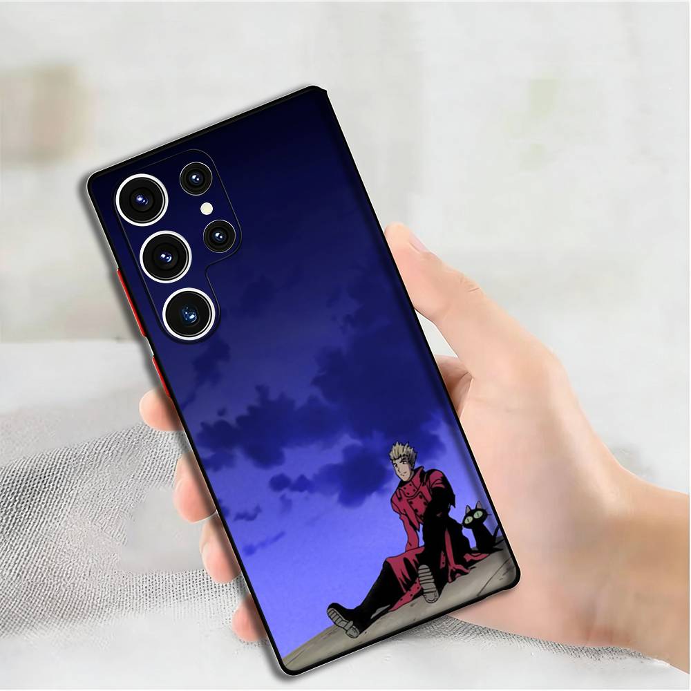 

Чехол для телефона Аниме V-Vash S-Stampede для Samsung S24,25,23,22,21,20 Plus Ultra 5G Lite Ударопрочный чехол Samsung S26
