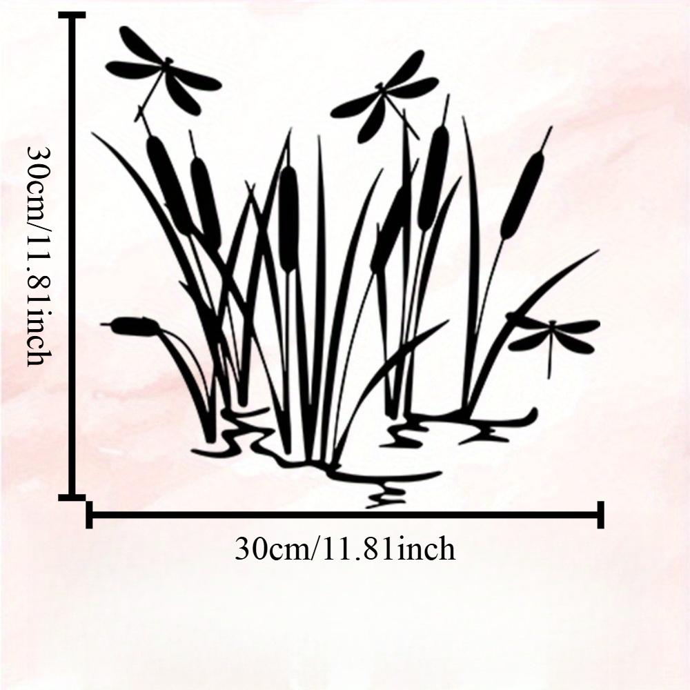 Vintage Dragonfly Metal Wall Art Powder Coated Iron Sculpture Garden Outdoor Decor Gift