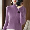 Women Sweater Turtleneck MODERN NEW SAGA Winter Knitted Pullover Autumn Soft Warm Wool Sweaters Knit Top Female Jumper