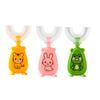 Kids Toothbrush Deeply Cleaning Soft Brush Hair Lightweight Teeth Cleaning U-Shaped Toothbrush