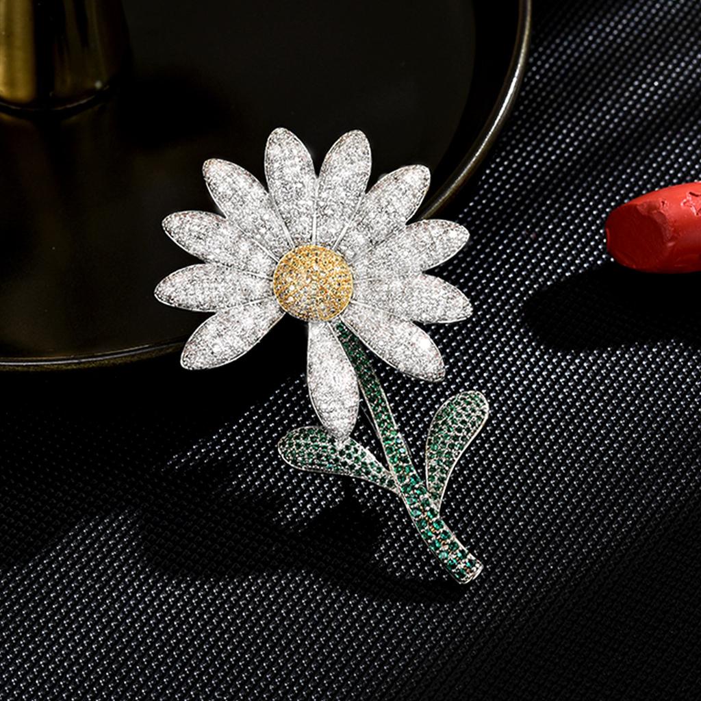Senior Brooches Flower Leaf Brooch Pins for Women Suit Pendant Fashion Brooches Jewelry