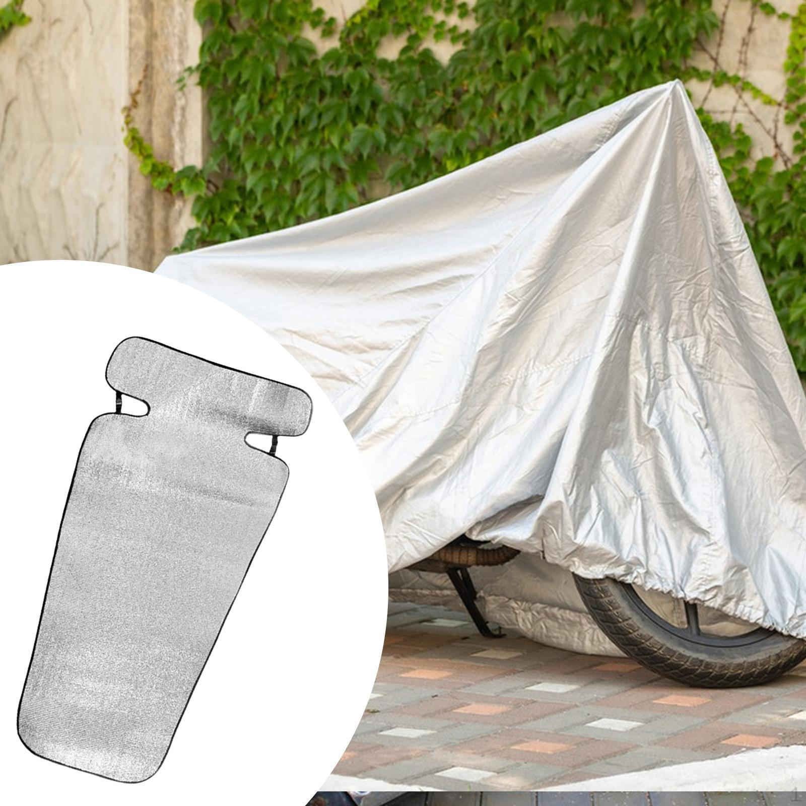 

Чехол для мотоцикла Защита от солнца Пыленепроницаемый с эластичным ремнем Сиденье для летних скутеров