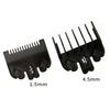 2Pcs Professional Hair Cutting Guide Comb Clipper Limit Comb Trimmer Cutting Styling Tools Attachment Compatible 1.5mm 4.5mm
