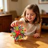 Magic Telescopic Ball for Kids Adults Expandable Deformable Sensory Fidget Ball Colorful Plastic Hand Exercise And Anxiety Relief