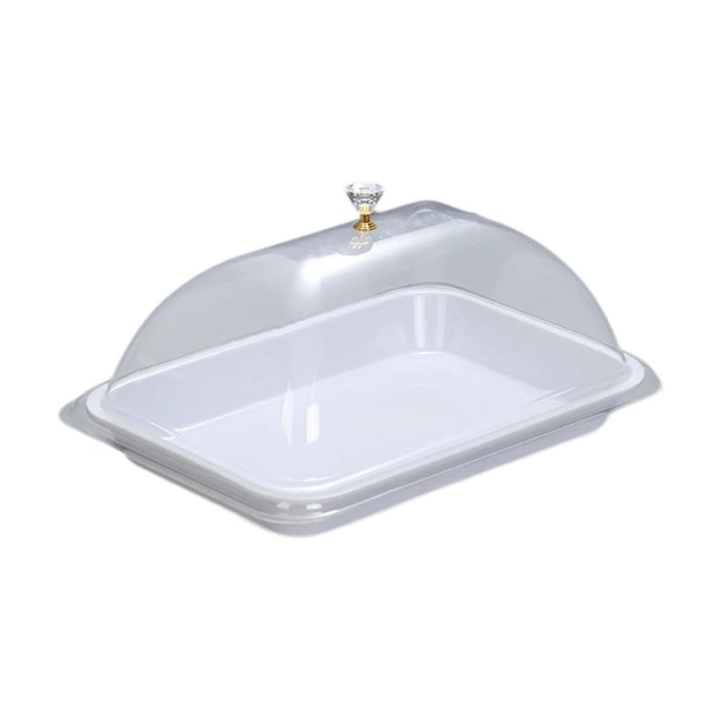 Cake Stand with Lid Cupcake Server Convenient Dustproof Versatile Elegant Food Cover for Cupcake Home Restaurant Party Kitchen