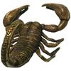 Brass Scorpion Vintage Metal Scorpion Ornament Copper Scorpion Decoration Car Desktop Sculpture Home Office Decor Ornament Gift