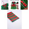 Sweet And Fresh Kids Clown Outfit Elegant Mid-length Dress Set For Festive Occasions