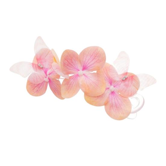 Butterfly Hair Clip Flower And Butterfly Hair Barrette Hawaiian Floral