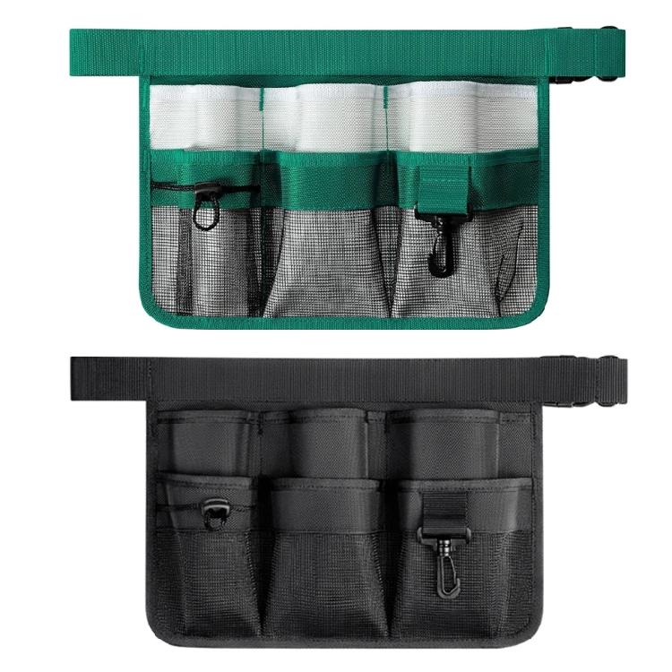 Extra Capacity Tool Apron For Gardeners Reinforced Cloth Multi Functional Pockets Comfort Fit Waist Belt