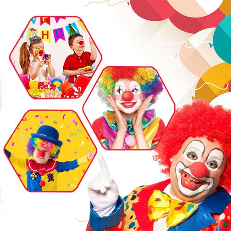 Wholesale Red Clown Nose Circus Foam Sponge Ball Cosplay Costume Props Funny Performance Party Halloween Decoration Supplies