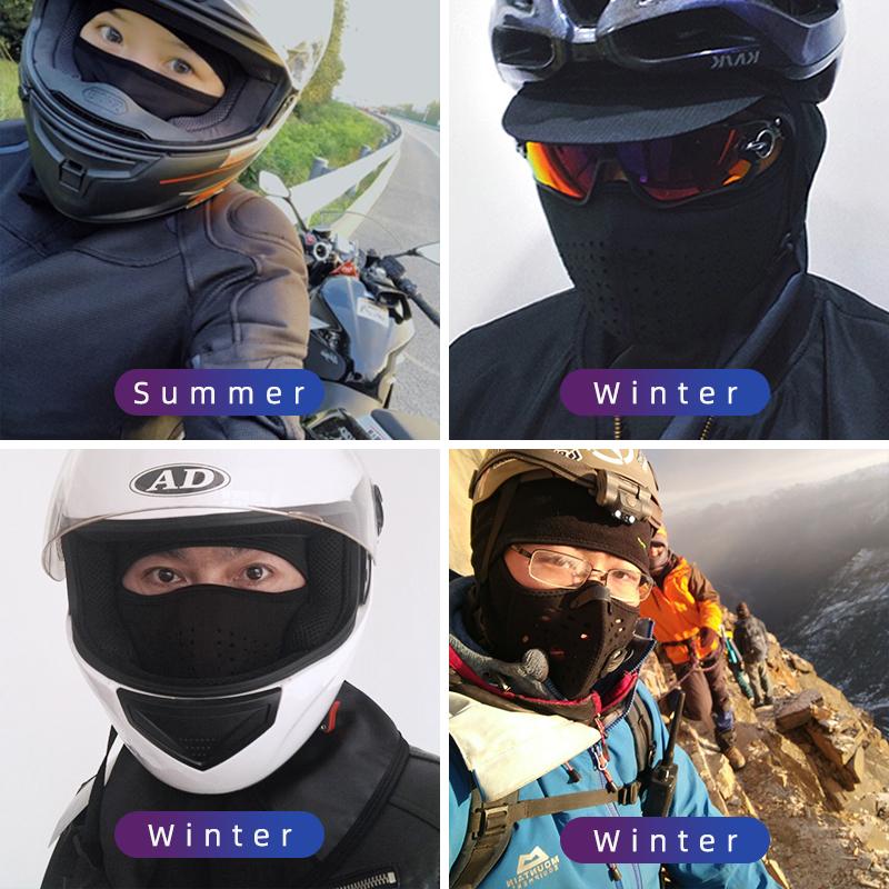 ROCKBROS Winter Radsportmaske Fleece Thermisch Warmhalten Winddicht Radfahren Gesichtsmaske Sturmhaube Skimaske Angeln Skifahren Mütze Kopfbedeckung