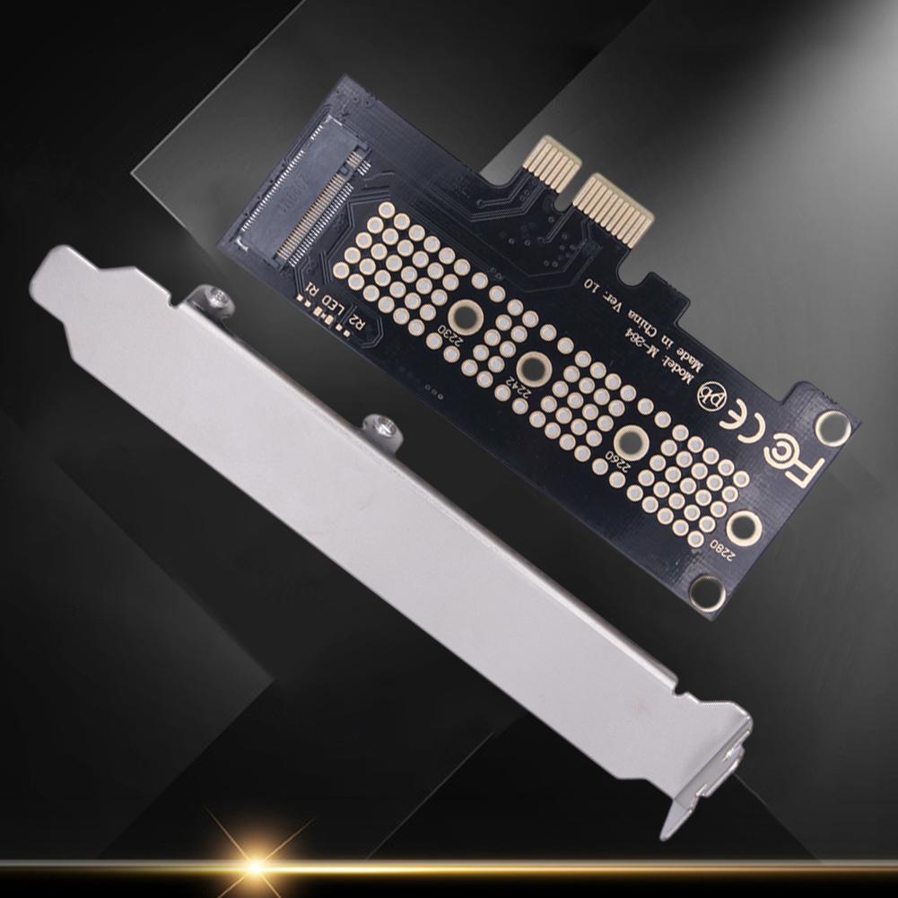M.2 NGFF SSD To PCI-E X1 Adapter Card High Speed NVMe PCIE Hard Disk Card Reader Hard Disk Converter Support 2230 2242 2260 2280