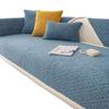 Modern Jacquard Velvet Plush Quilted Sofa Towel Super Soft Non-slip Sectional Sofa Cover for Living Room L Shape Couch Cover