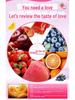 Hot Love Fruit-Flavored Water-Soluble Lubricant, 200 Bottles/Box - Adult Product