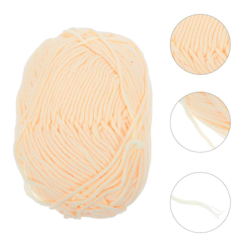 50G Milchbaumwollgarn Chunky Handgewebtes Garn zum Stricken Häkeln Accessoires Warmer Schal Mütze Schuh DIY Geschenkidee
