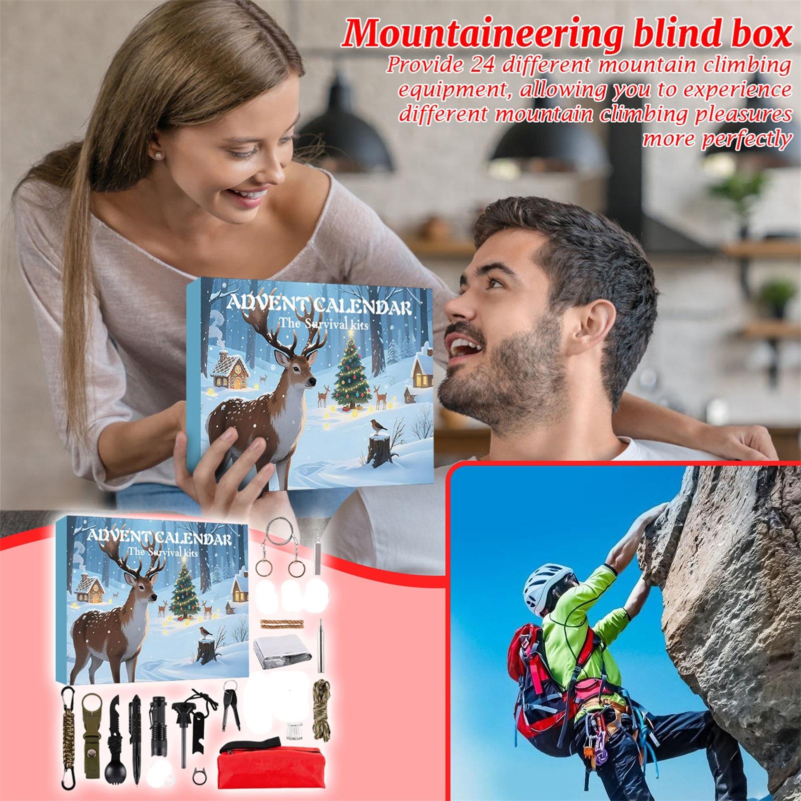 

Рождественский Адвент-календарь BlindBox Рождественские Игрушки Альпинизм на Открытом Воздухе BlindBox One Size