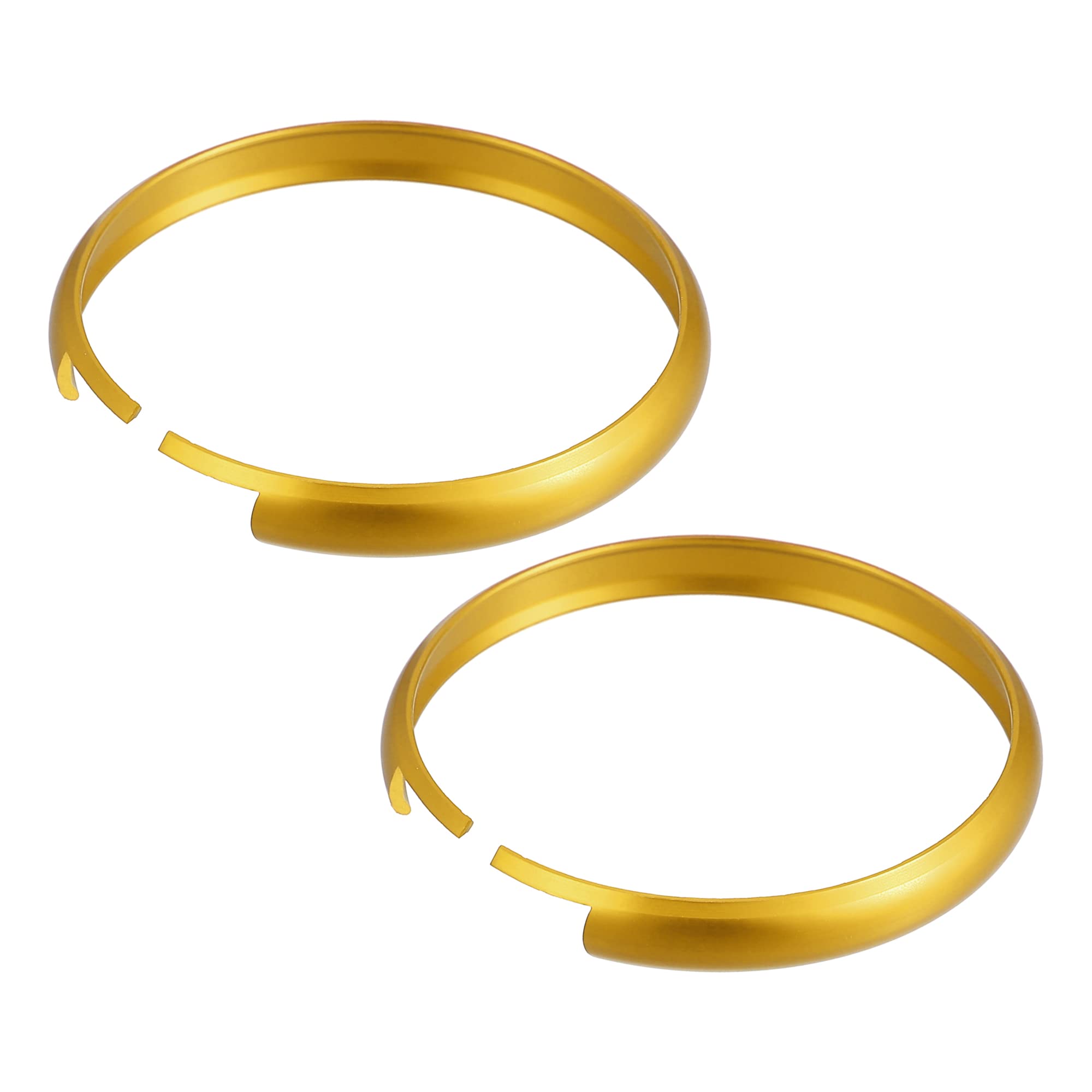 

ACROPIX 2pcs Car Remote Key Fob Cover Shell Case Aluminum Alloy for Mini Cooper золотой