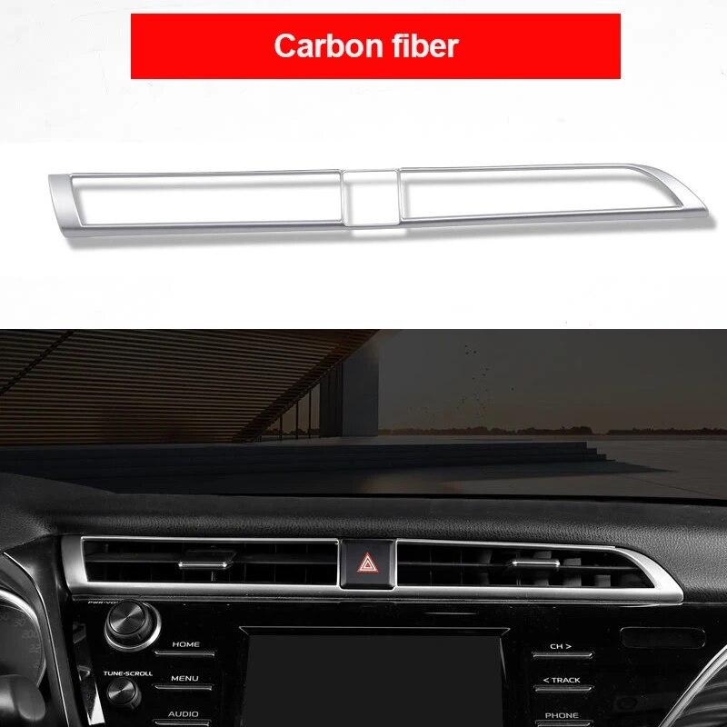 For Toyota Camry 70 XV70 2018   Hybrid Car Central Control Air Conditioning Vent Outlet Trim Cover Interior Accessories
