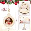 Holiday Picture Frame High-Quality Christmas Tree Hanging Decor Diy Christmas Pendant Personalized Wooden Ornament Craft