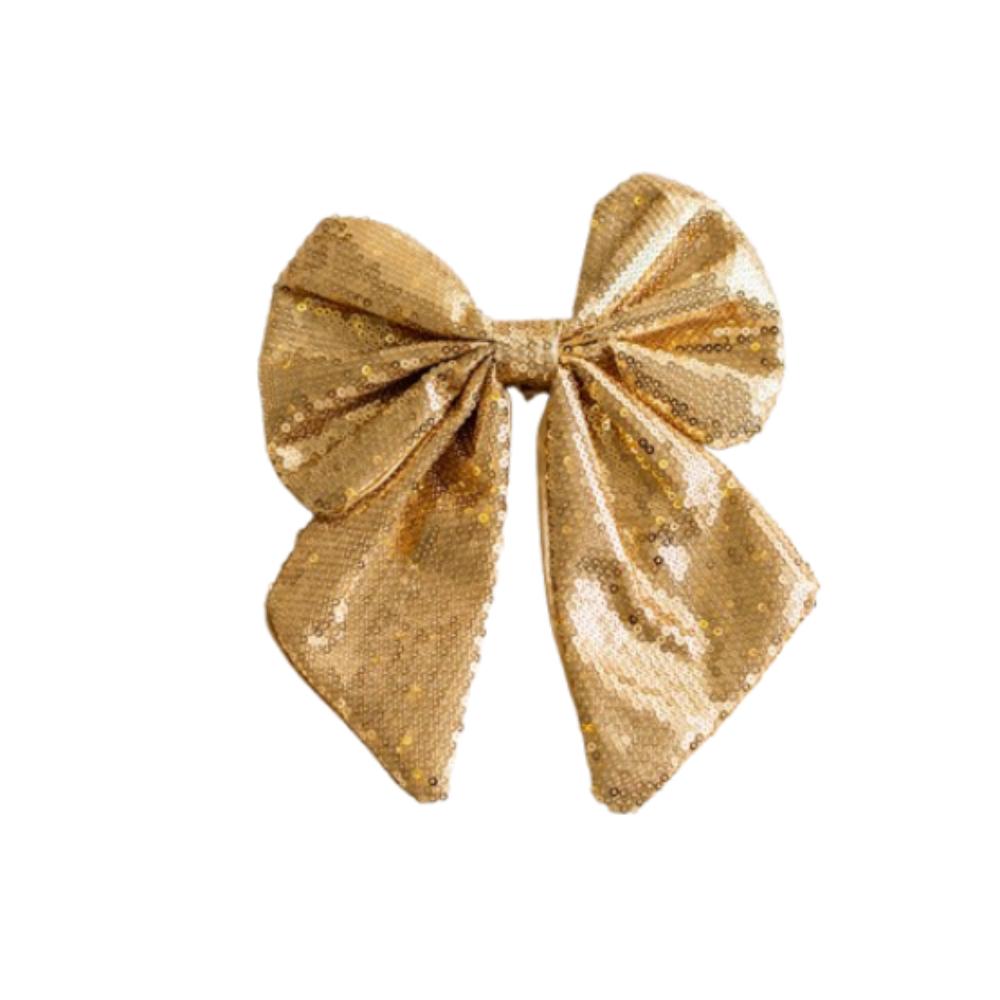 Cartoon Sparkling Glitter Christmas Bow DIY Merry Christmas Decorations  Home Xmas Decor