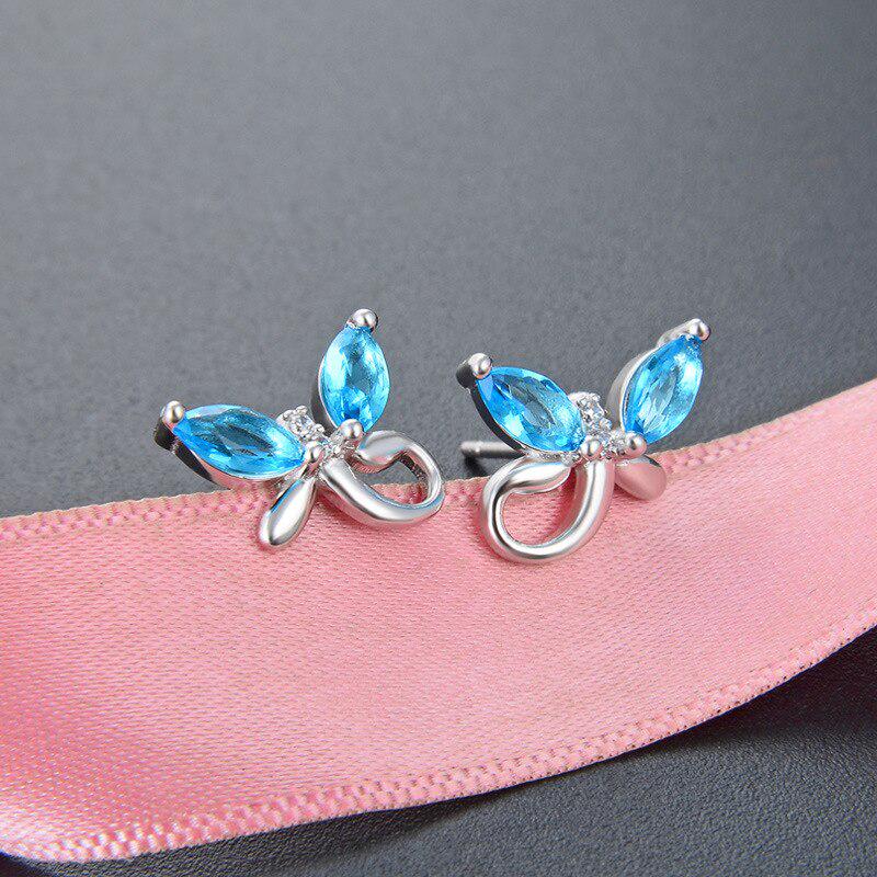 

Танциз стерлингового серебра 925 пробы циркон серьги серьги-капли для женщин подарки на свадьбу