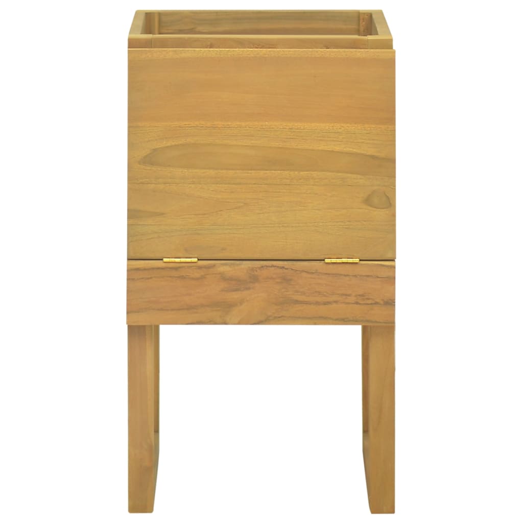 Bathroom Cabinet 41 X 40 X 75 Cm Solid Teak Wood