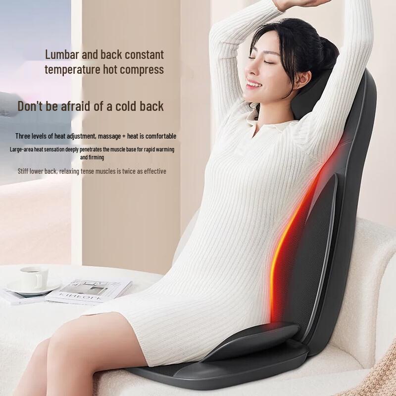 CHIGO Lumbar Massager with Heat and Vibration CN plug (adapter included)