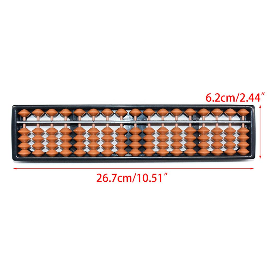 Sıfırlama Düğmeli Profesyonel Abaküs Kaymaz Kauçuk Ayaklar Öğrenciler Öğretmenler Matematik Dersleri için Çince Abaküs Hesap Makinesi