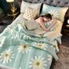 Machine Washable Summer Quilt Single Double Kids Adult Air Condition Thin Blanket Washed Cotton Patchwork Comforter