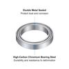 uxcell 6703ZZ Deep Groove Ball Bearings for x x with Carbon Fiber Double Metal Shielded Carbon Chrome Steel Skateboard Bearings Rollers, 0.7" 0.9"