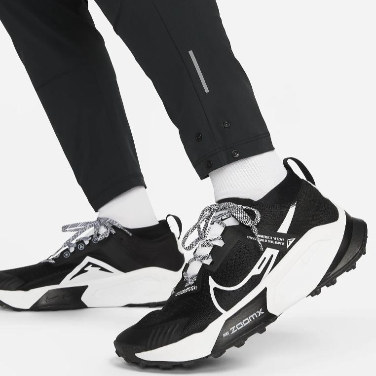 Nike Solid Color Logo Print Drawstring Joggers Men Bottoms Black DX0856-010