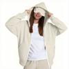 Women's And Men's Fashion Casual Sweatshirt Loose Zipper Cardigan Long Sleeve Hooded Jacket