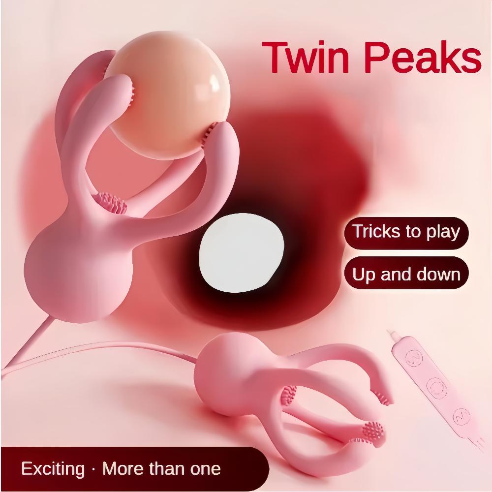 Brustvibrator Nippelklemme Massageverstärker Nippelsauger Klitorisstimulator Weiblicher Masturbator Sex für Paare Erwachsenenprodukt