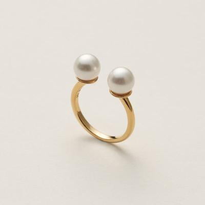 Liersi Bless 2 Mother of Pearl Open Ring