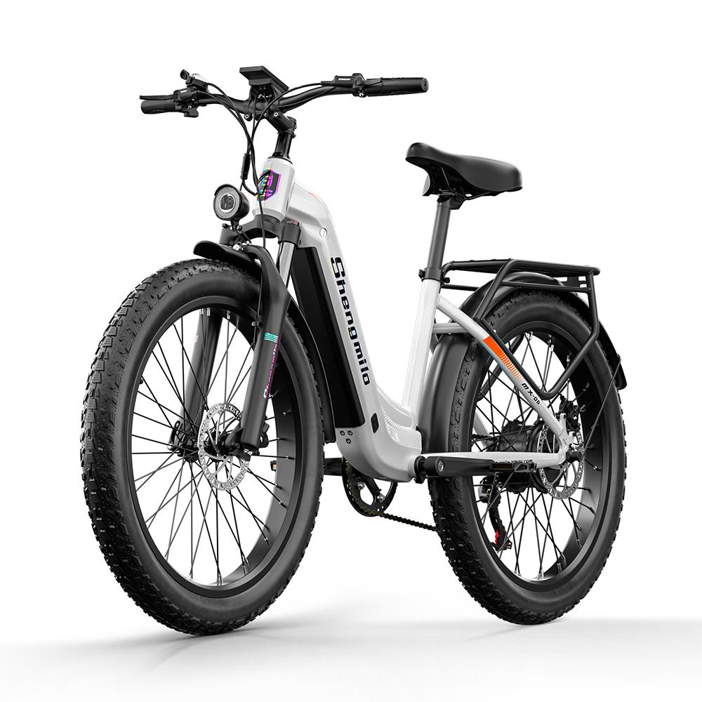 Shengmilo MX06 All-Terrain Erwachsenen-Elektrofahrrad 500W Motor 50-90km Reichweite 48V17.5AH Batterie 26 Zoll Geländereifen E-Mountainbike
